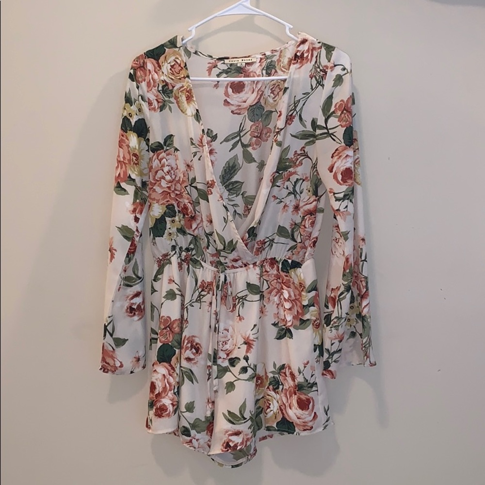 Floral Romper Size Small